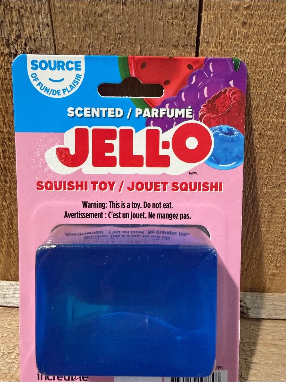 JELL-O Scented Squishi Toy - Blue - Picture 2 of 2